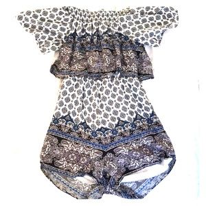 Off the shoulder romper